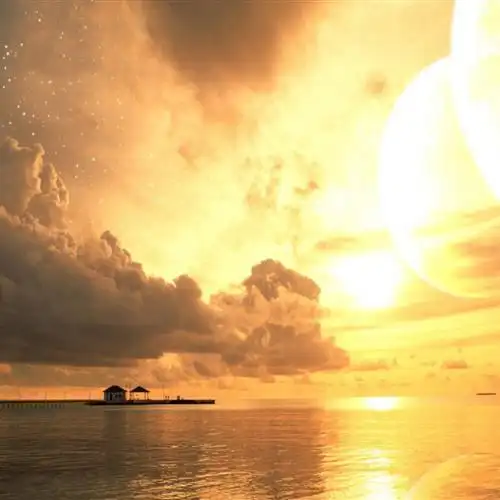 夕阳风景头像光景交融的日落黄昏的夕阳唯美图片