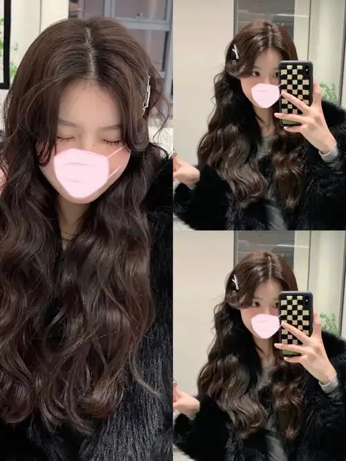 法式烫发的卷是从头顶开始的更显蓬松饱满