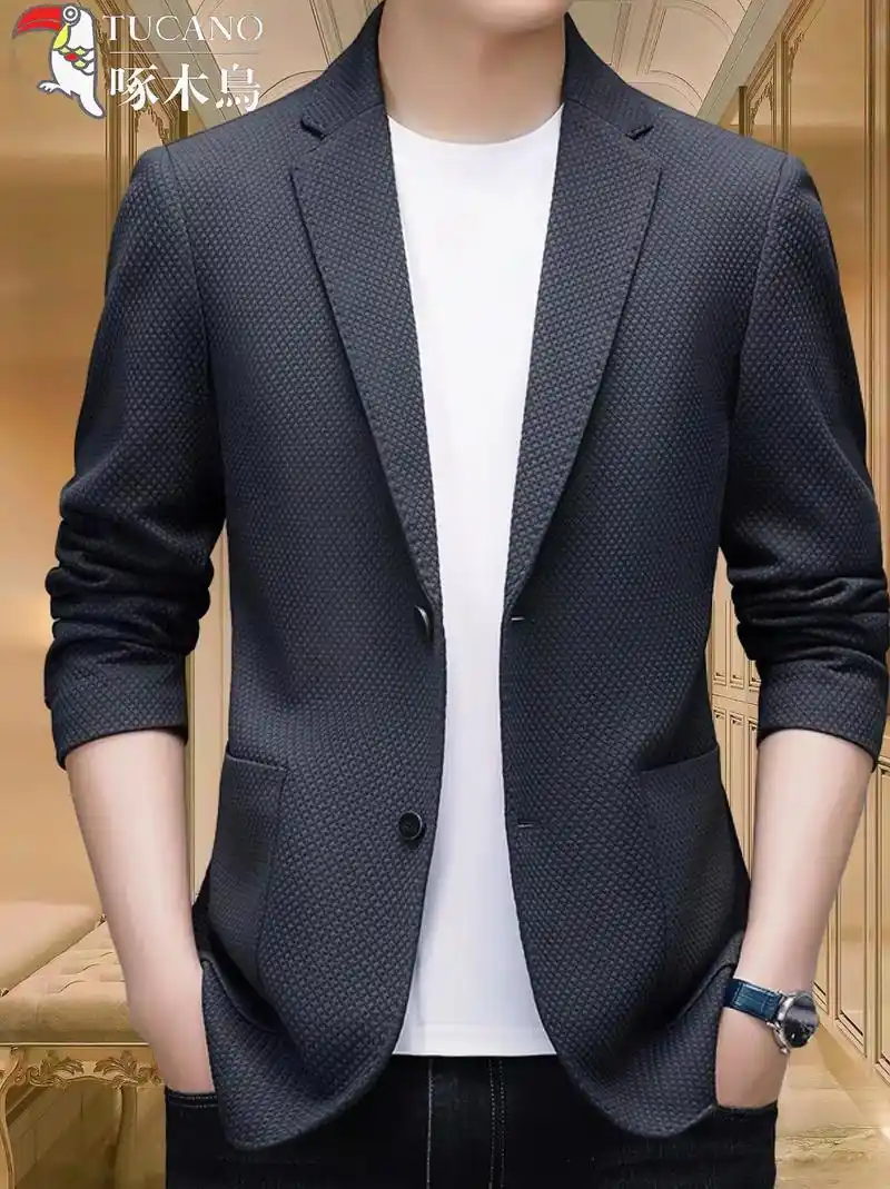 啄木鸟的新款商务休闲西装外套