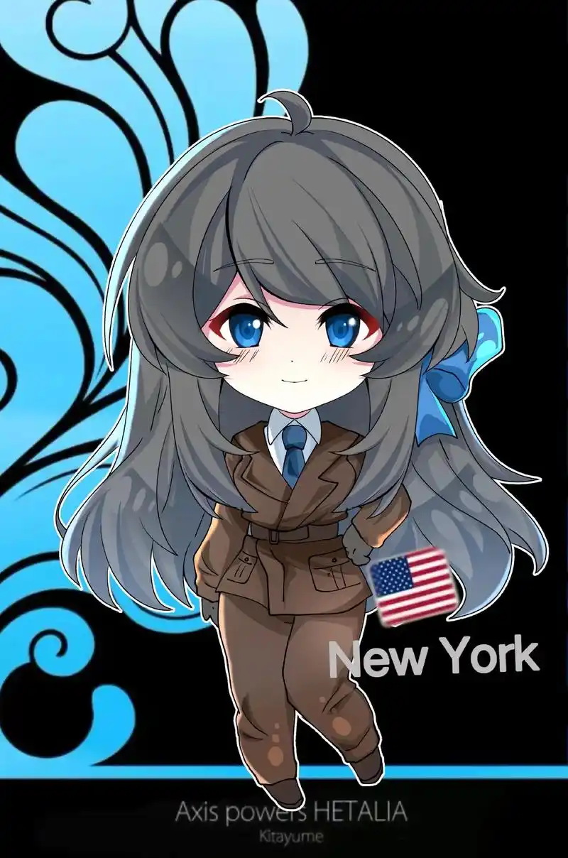 oc #aph #梦女向避雷 #阿尔莉  【黑塔利亚aph】纽约意识体 ☆美国是