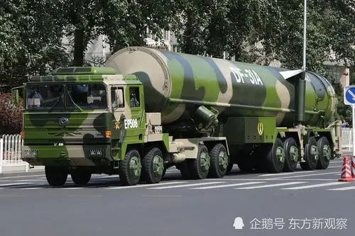 壮观8辆东风31ag洲际导弹发射车齐出动东风41何日亮相演练场