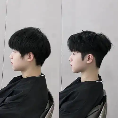 男士发型参考前后对比