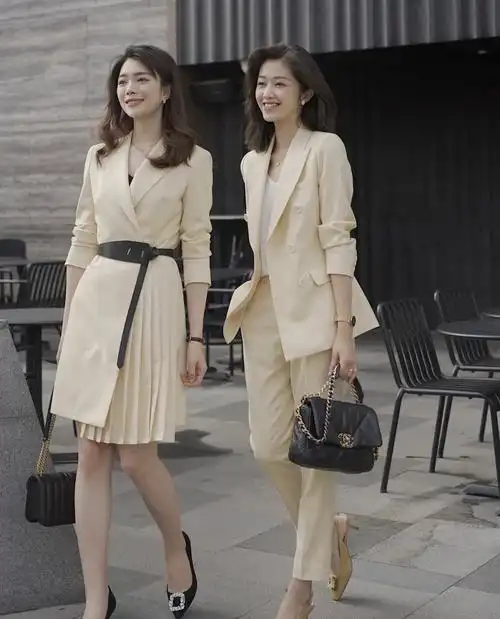 原创秋日职场通勤风穿搭,3种搭配风格多套造型借鉴,干练又时尚