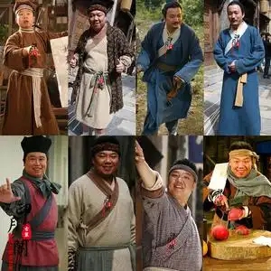 武林外传李大嘴燕小六秀才同款宋朝男士古装棉麻群演老百姓服装