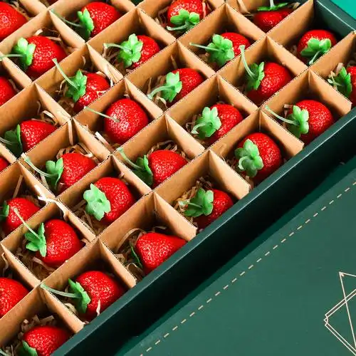 厂家现货草莓包装纸盒创意草莓礼盒精品水果包装盒定制批发