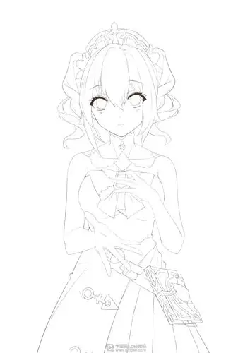 构图练习之草稿绘制动漫人物构图基础的练习