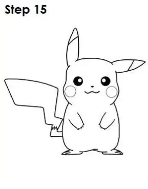 皮卡丘绘画教程 动漫绘画