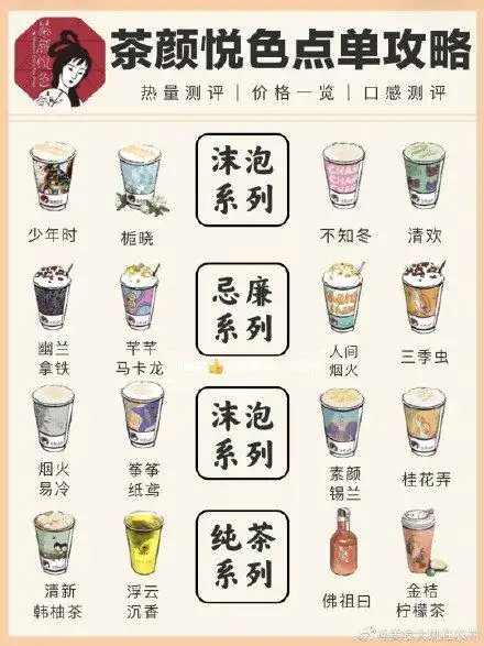 茶颜悦色点单指南 茶颜悦色点单步骤_老教授逛逛网