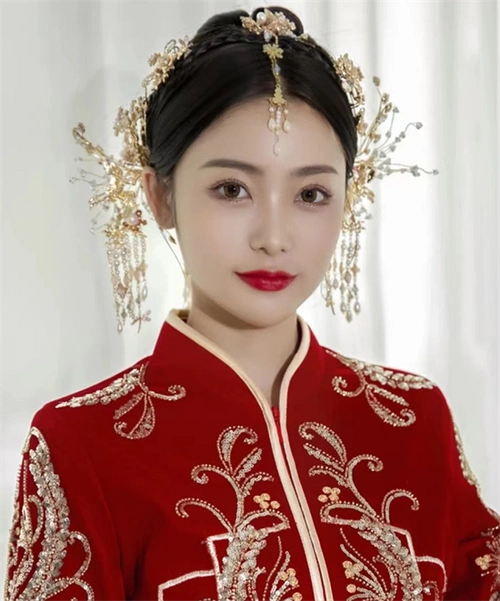 最新中式新娘发型 古典大方气质婉约