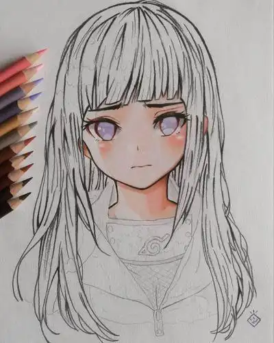 彩铅和铅笔画动漫人物 看看都认识谁铅笔画人物毕业不分手 肖像画定制