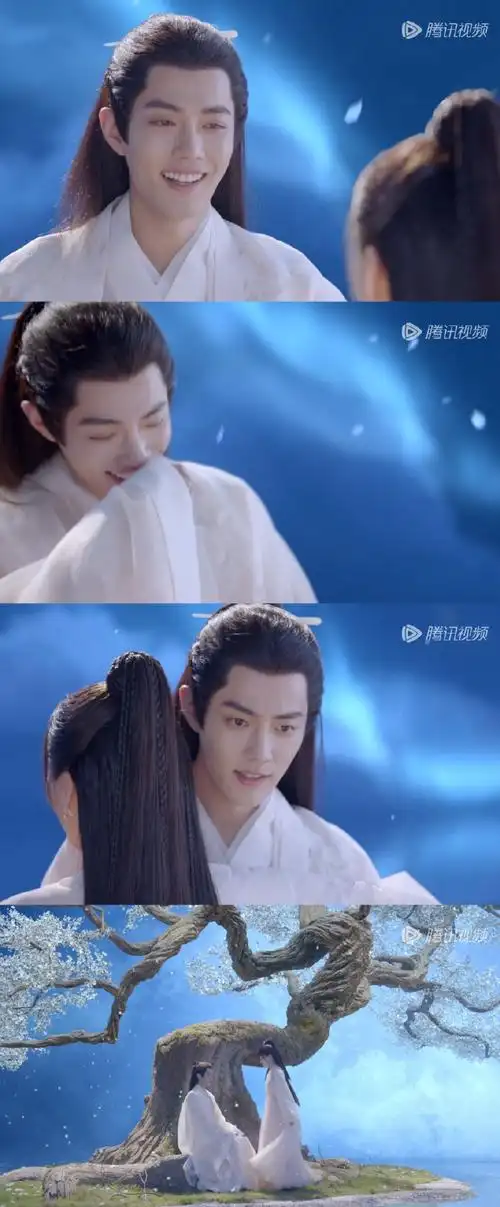 肖战应该很喜欢这个额饰##把玉骨遥第八集搬进了婚礼现场