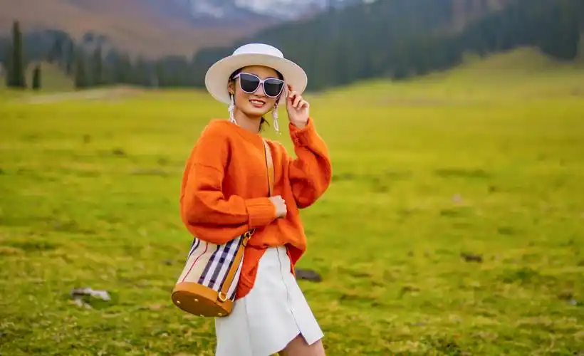 人像摄影90张 - 2019年9月28日摄于5a景区新疆那拉提草原