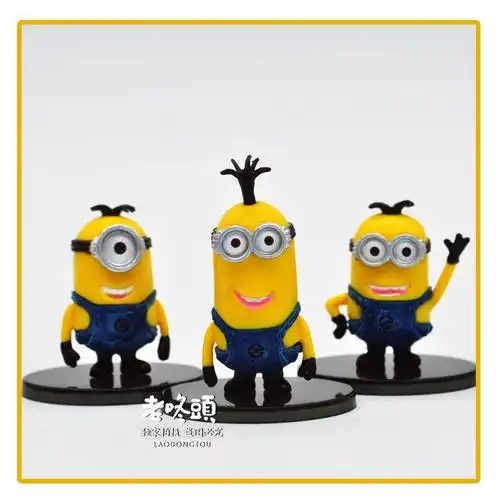 【老咚头】11款小黄人公仔全家福神偷奶爸卑鄙的我3手办摆件模型