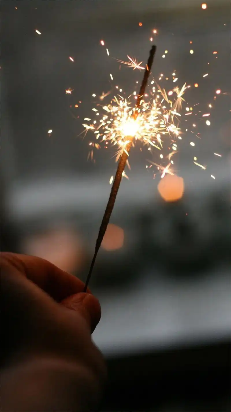 唯美耀眼的烟花图片手机壁纸
