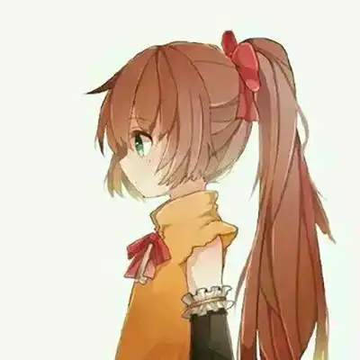 文艺范十足女生侧面头像动漫侧脸头像精选