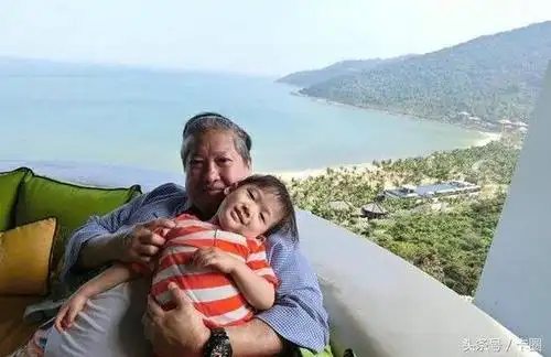 如今的洪金宝有三个儿子,一个女儿,15年洪金宝和孙子的温馨照