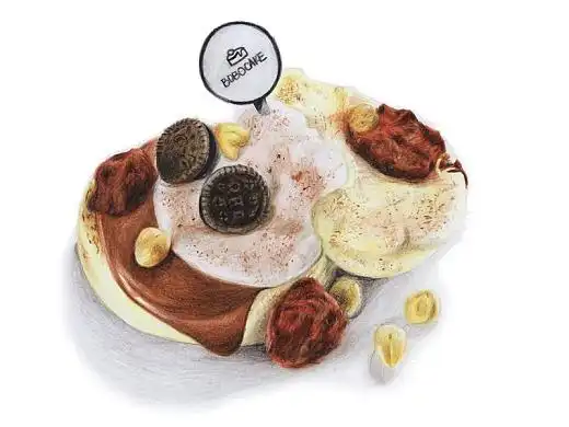 【驴大萌彩铅教程329】手绘美食甜品 巧克力舒芙蕾松饼