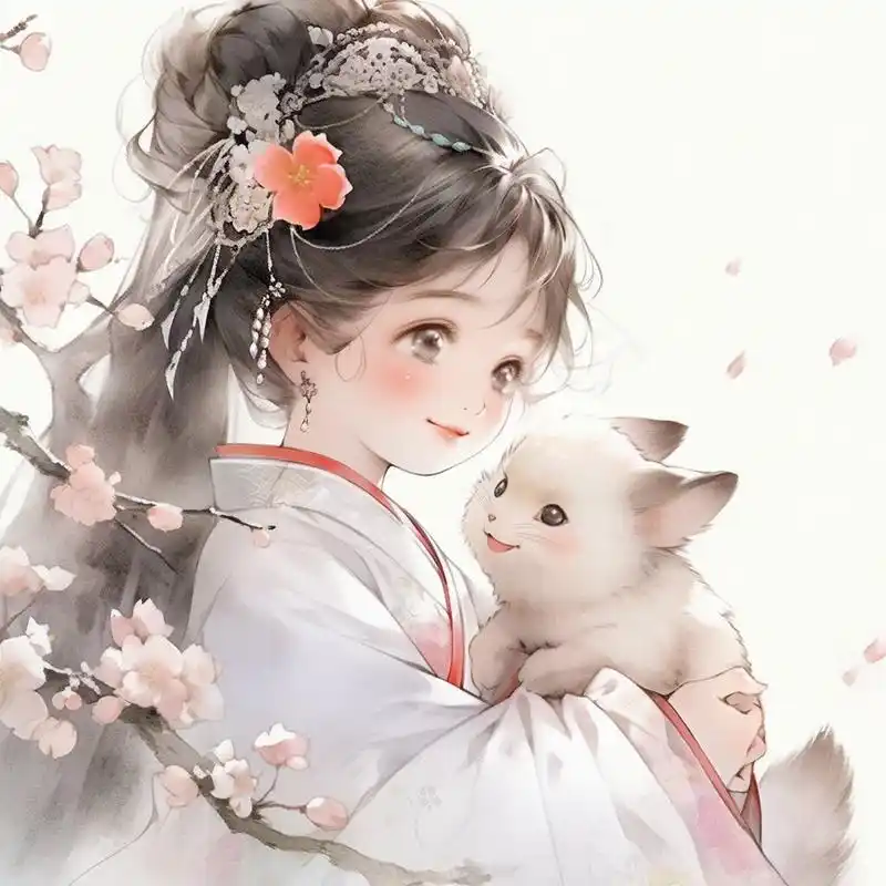 萌系古风||狐族少女
