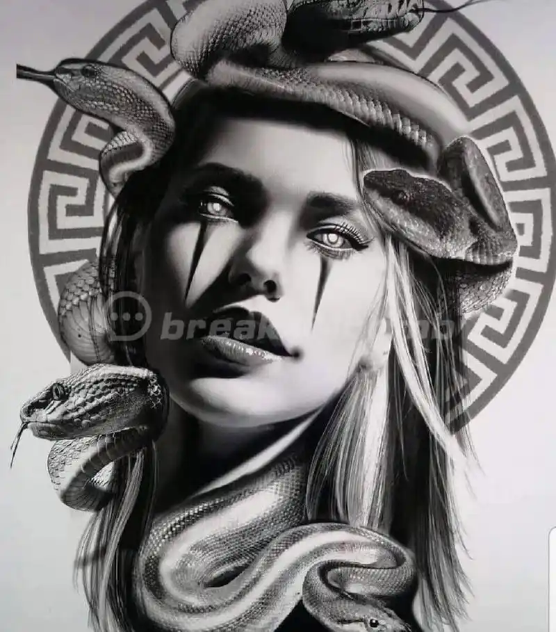 欧美写实纹身手稿|西海岸写实纹身 适合欧美写实花臂拼接,大臂花臂