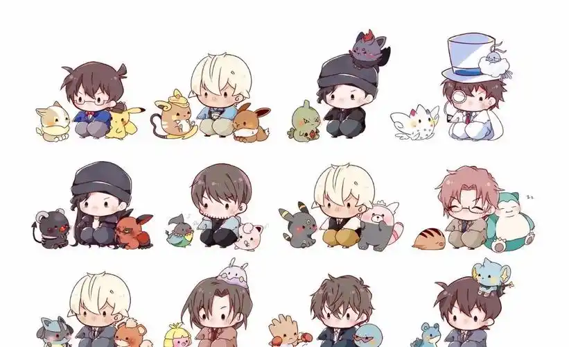 名侦探柯南萌系全家桶高清无水印