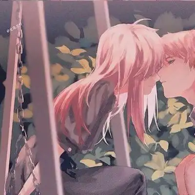 高级不易撞的好看手绘动漫情侣头像