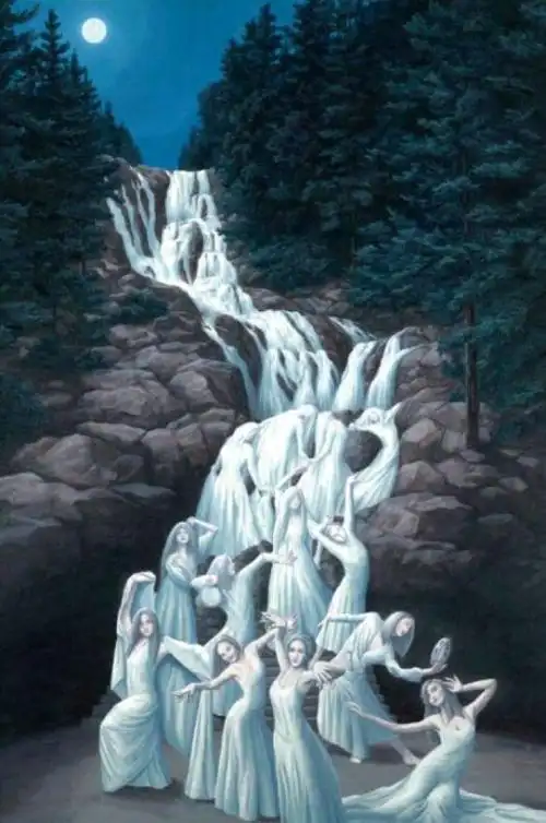 加拿大视觉错觉艺术家rob gonsalves的错觉艺术画作