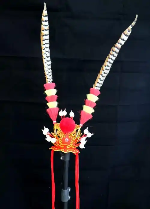 国潮摄影头饰紫金冠戏剧京剧翎子孙悟空帽子贾宝玉帽骑行头盔装饰