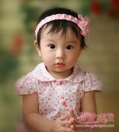 2岁女童短发发型图片 两岁小女孩短发发型