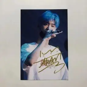 nine percent范丞丞周边 范丞丞亲笔签名照片同款亲签签名海报