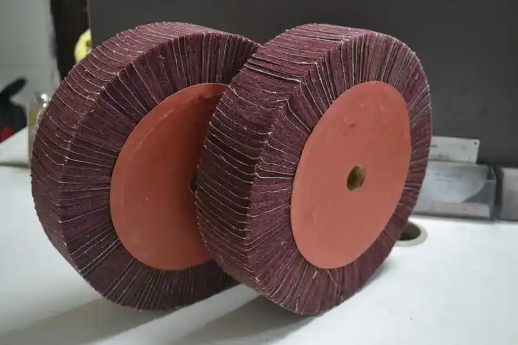 3m百洁布抛光轮 夹砂飞翼轮 250*50*25孔 红色 漆面除锈抛光打磨