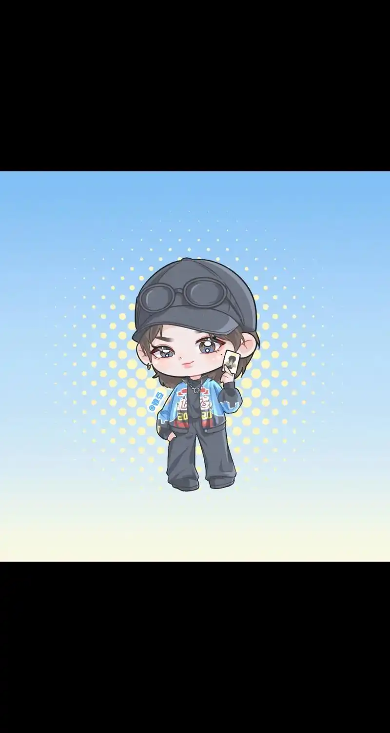 2024第一张营业一个酷哥.#蔡徐坤 #q版人物 #原创 # - 抖音