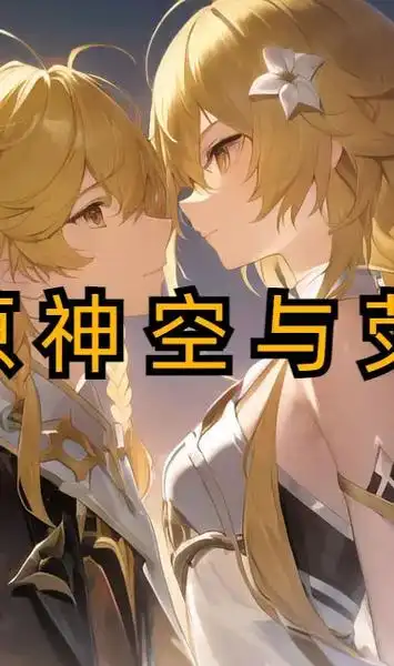 原神 空与荧 横屏 壁纸 520专属.当然,有哥哥在的地方, - 抖音