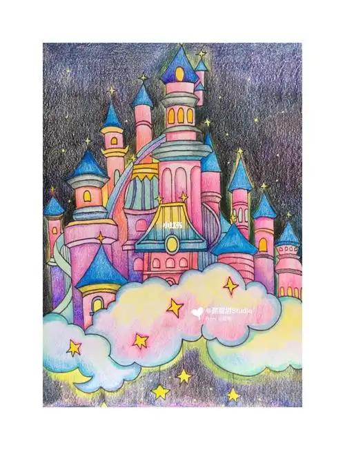 彩铅梦幻城堡