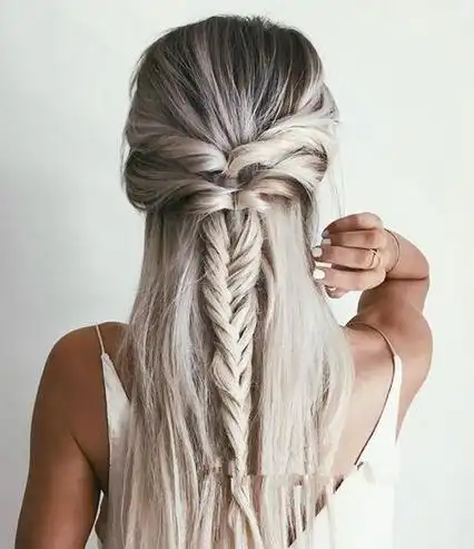 长发编发发型图片12款简单好看的编发秒变小仙女