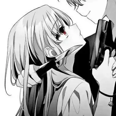 黑暗系动漫情侣头像