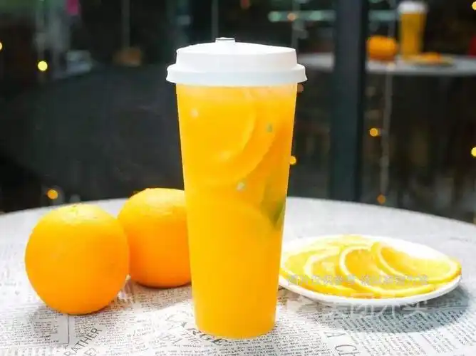 满杯海粒橙图片