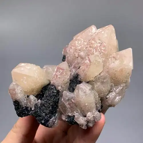 内蒙水晶铁矿天然矿物晶体标本矿石原石收藏摆件