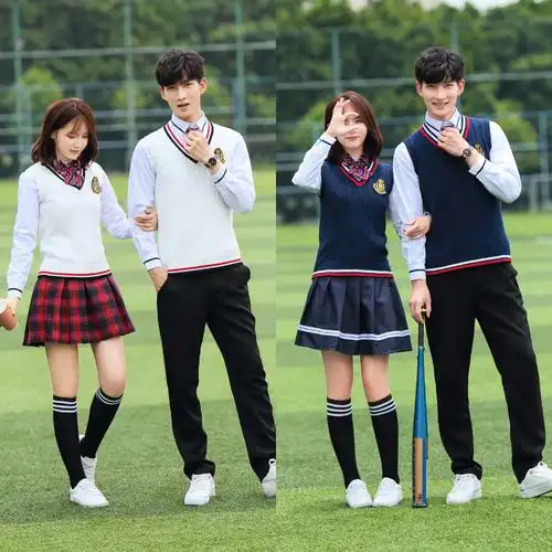 中学生校服套装学院韩国初高英伦秋冬合唱演出学生校服