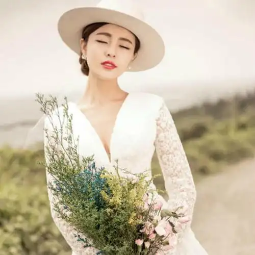 女婚纱照单人照片大全