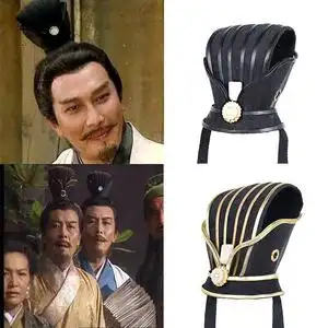 影视三国演义将军发饰古装武侠道士大臣男束发冠古代男士头饰帽子