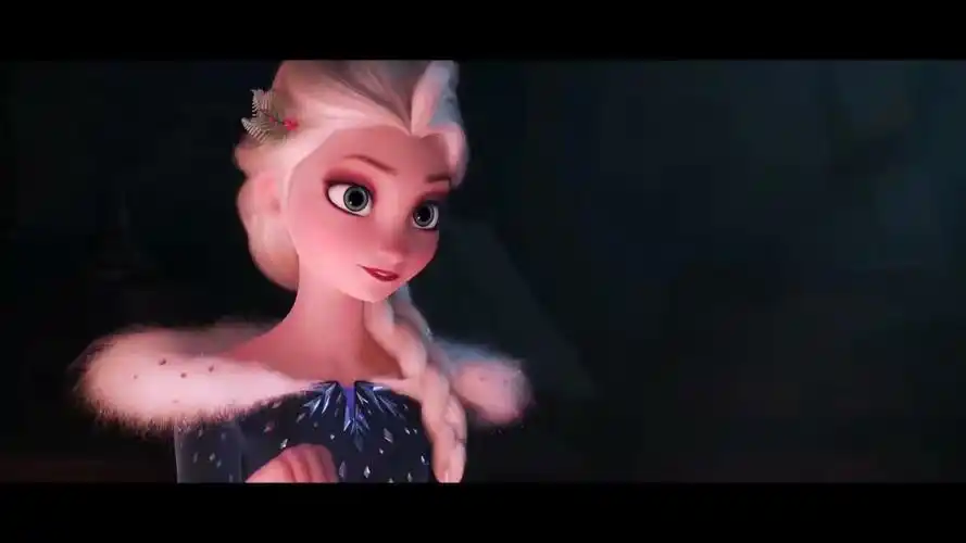 我就想问一句,真的没人觉得艾莎散着头发不如编发好看吗? - 知乎