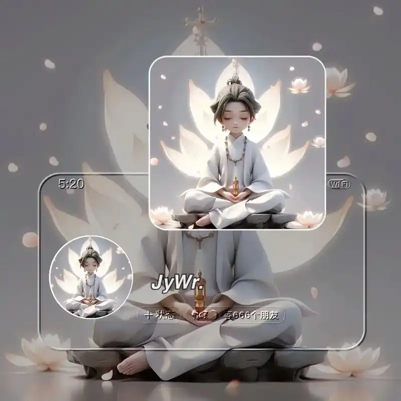 微信头像免费领取.修行即修心!#禅悟人生 #头像 #神图君小 - 抖音