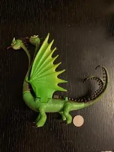 驯龙高手 双头龙 无牙仔 夜煞 烈焰狂魔 可动人偶 模型摆件