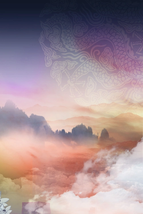 中国风海报背景