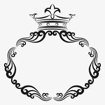 皇冠花纹边框矢量(1557x524)png皇家图标矢量素材(844x717)png欧式