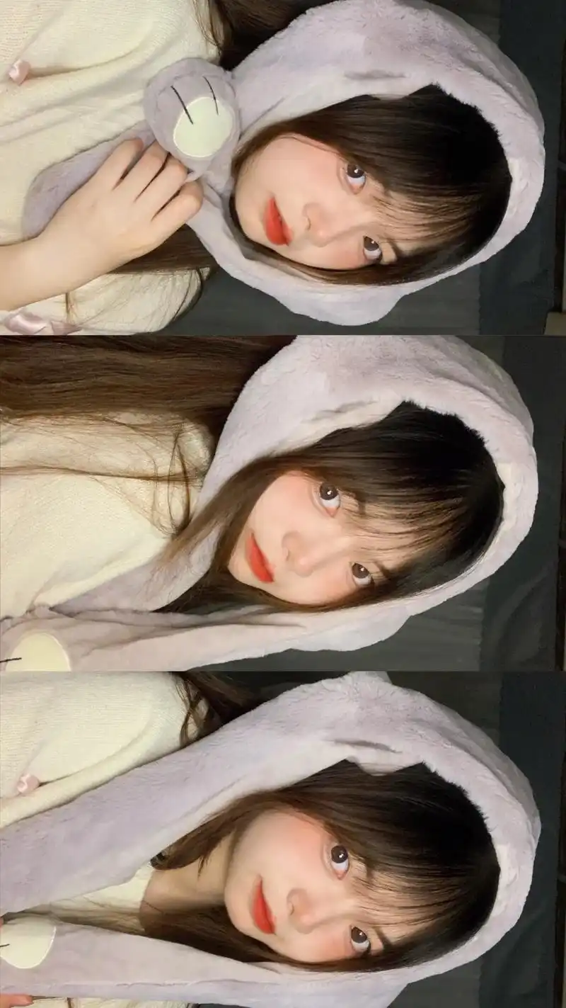 三屏女朋友壁纸 - 抖音