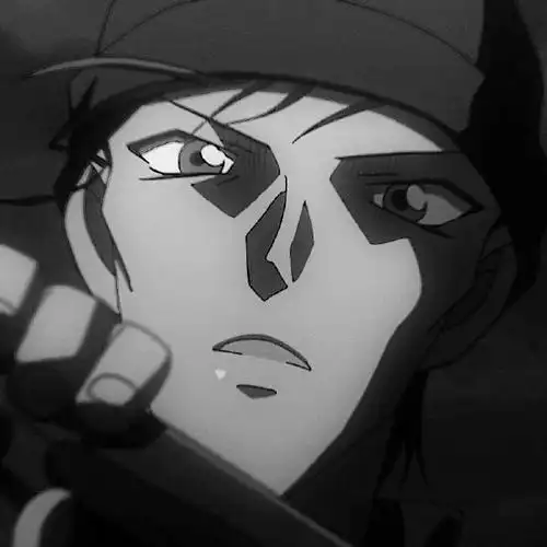 (自截自调头像)黑白头像番:名侦探柯南    赤井秀一礼貌拿图/二传标注