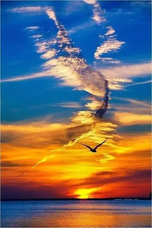 世界上最美的晚霞如诗如画