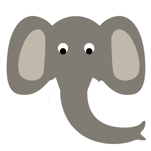 卡通动物大象头图片