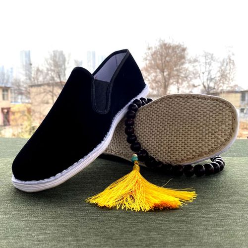 老北京布鞋男款纯手工千层底男鞋吸汗透气布底鞋夏季男士方口单鞋